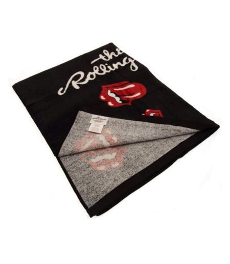 The Rolling Stones - Serviette de plage (Noir / Rouge) - UTTA8334