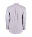 Chemise Manches Longues Premium Homme Gris Argenté Uni Kustom Kit-2