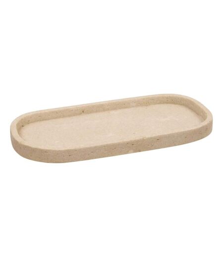 Vide-Poches Effet Travertin Travi 27cm Beige