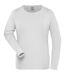 T-shirt workwear BIO manches longues - Femme - JN1803 - blanc