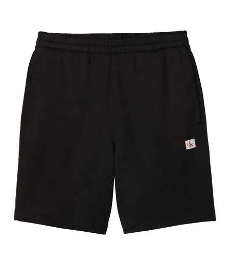 Mens Badge Shorts Black Calvin Klein