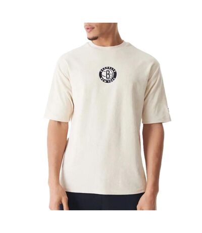 T-Shirt beige mixte new era bronet - l