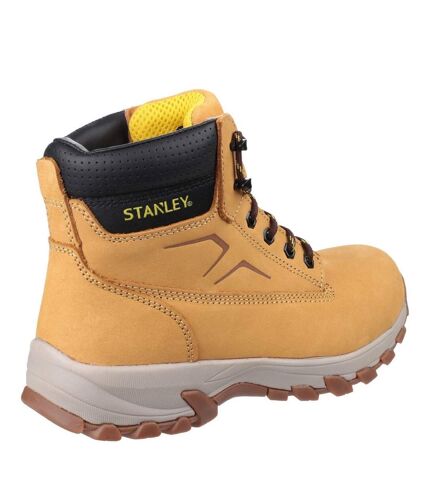 Stanley Mens Tradesman Lace Up Penetration Resistant Safety Boots (Honey) - UTFS3515
