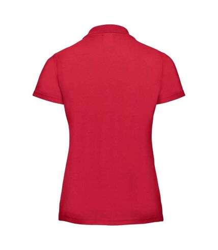 Polo femme rouge classique Russell Russell