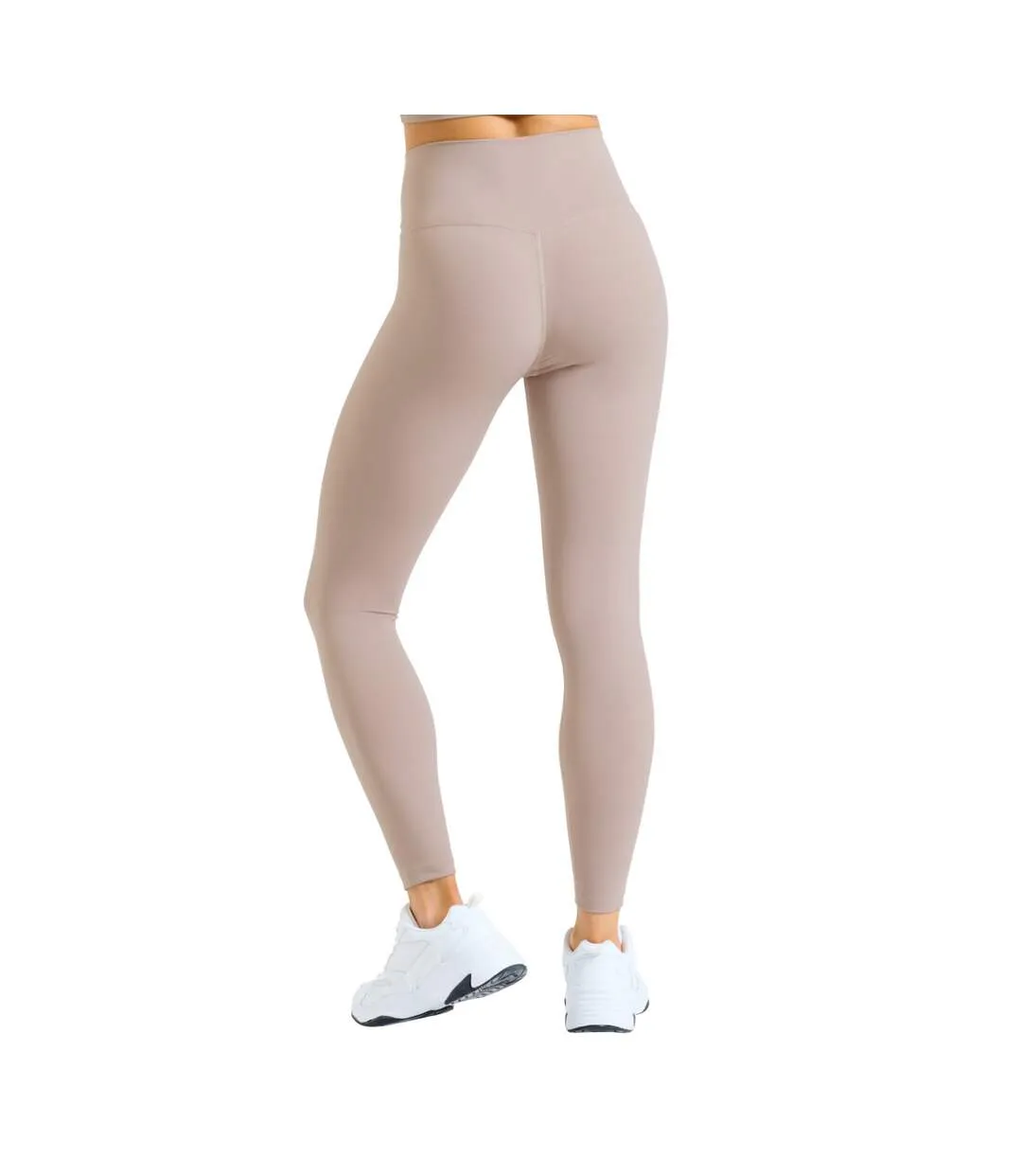 Legging Femme Beige Gris TriDri-2