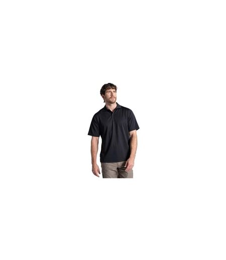 Mens Basecamp Wicking Polo Shirt Black Craghoppers Expert
