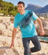 3er-Pack T-Shirts Sporting in geflammter Optik Atlas For Men