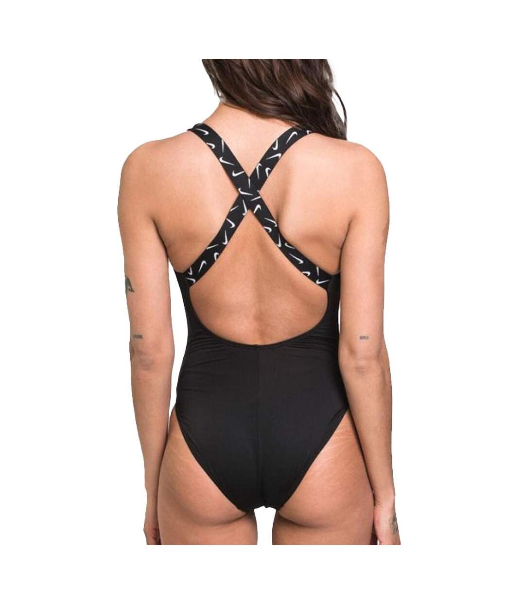 Maillot de bain 1 pièce Noir Femme Nike Crossback - M-2