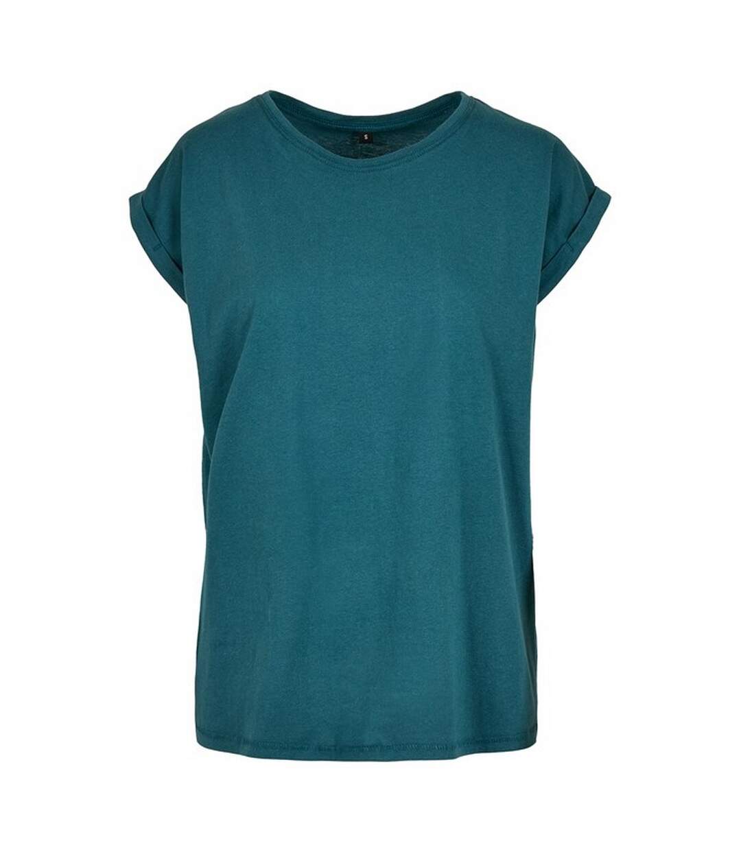 T-shirt Femme Bleu Sarcelle Build Your Brand-2