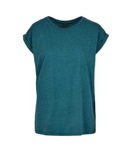 T-shirt Femme Bleu Sarcelle Build Your Brand
