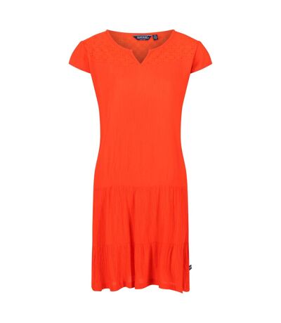 Regatta Womens/Ladies Reanna Tiered Casual Dress (Crayon) - UTRG7034