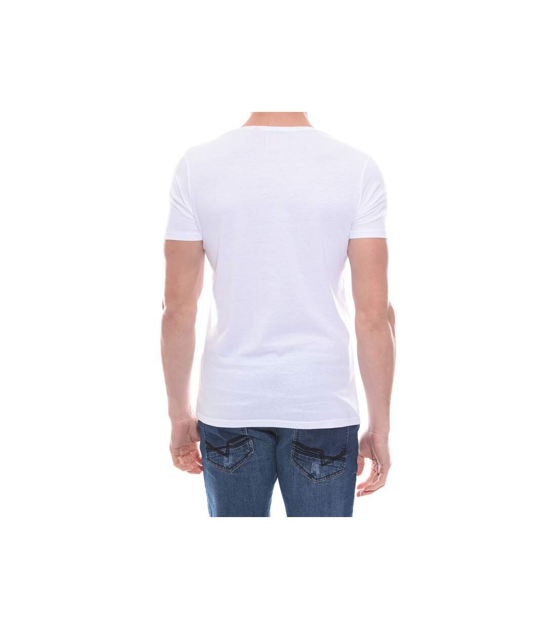 T-shirt col rond en coton NELSON-2