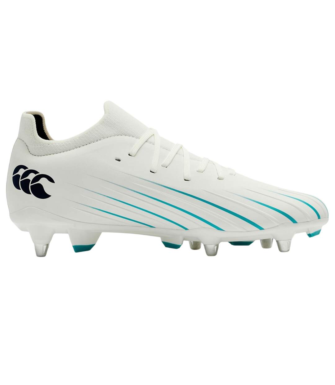 Unisex Adult Speed Falcon Pro 2.0 Soft Ground Rugby Boots White Canterbury-1