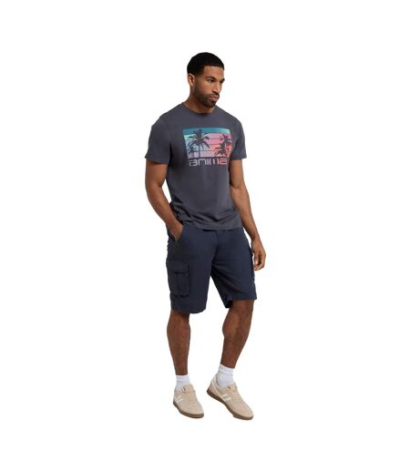 Short Cargo Haze Homme Bleu Marine Animal