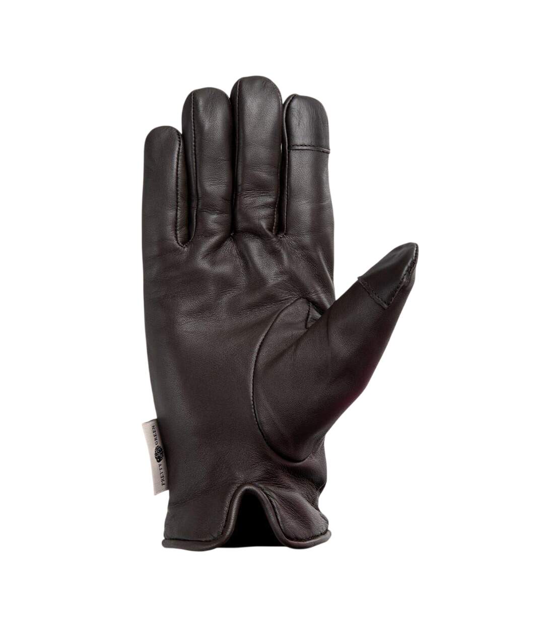 Mens Sheepskin 3 Point Stitch Glove Brown Pretty Green-2