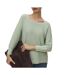 Pull vert femme vero moda nora-1
