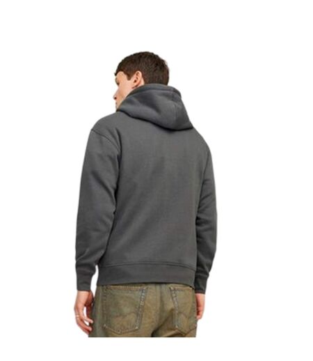 Mens Lettering Hoodie Iron Gate Jack And Jones