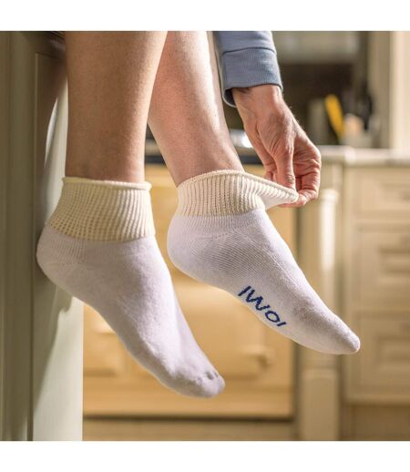 3 Paires Chaussettes de Diabetiques Basses Coton