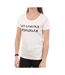 T-shirt Blanc Femme Lee Cooper Onna - L