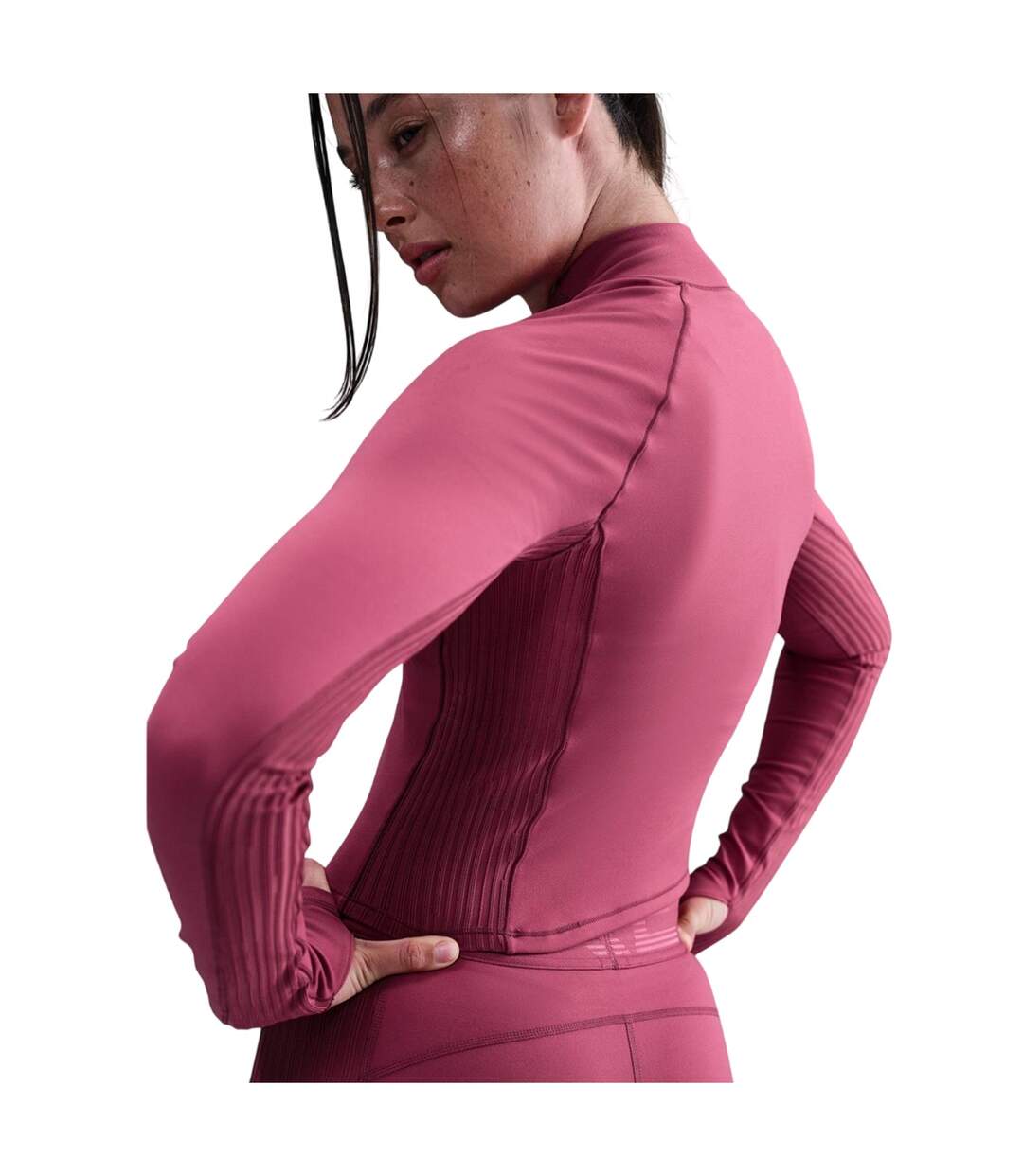 Haut Manches Raglan Sport Motif/style Swoosh Femme Pourpre Nike-4