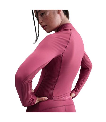 Haut Manches Raglan Sport Motif/style Swoosh Femme Pourpre Nike