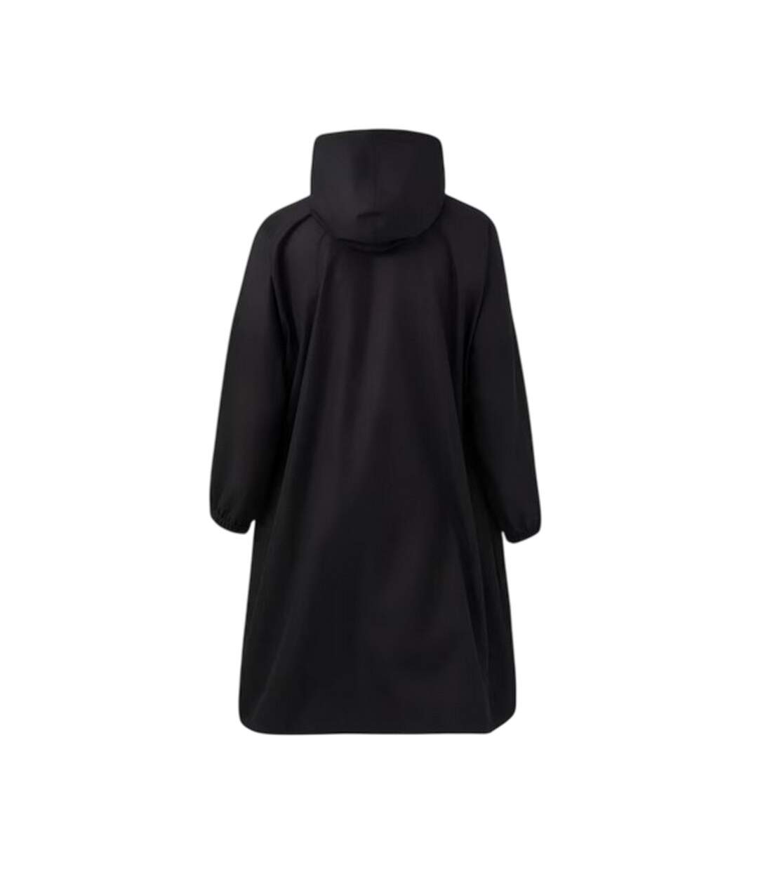 Womens/ladies Oversized Waterproof Jacket Black Gelert-2