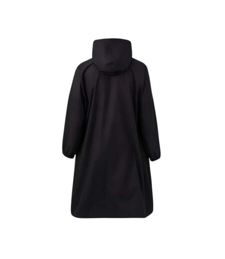 Womens/ladies Oversized Waterproof Jacket Black Gelert