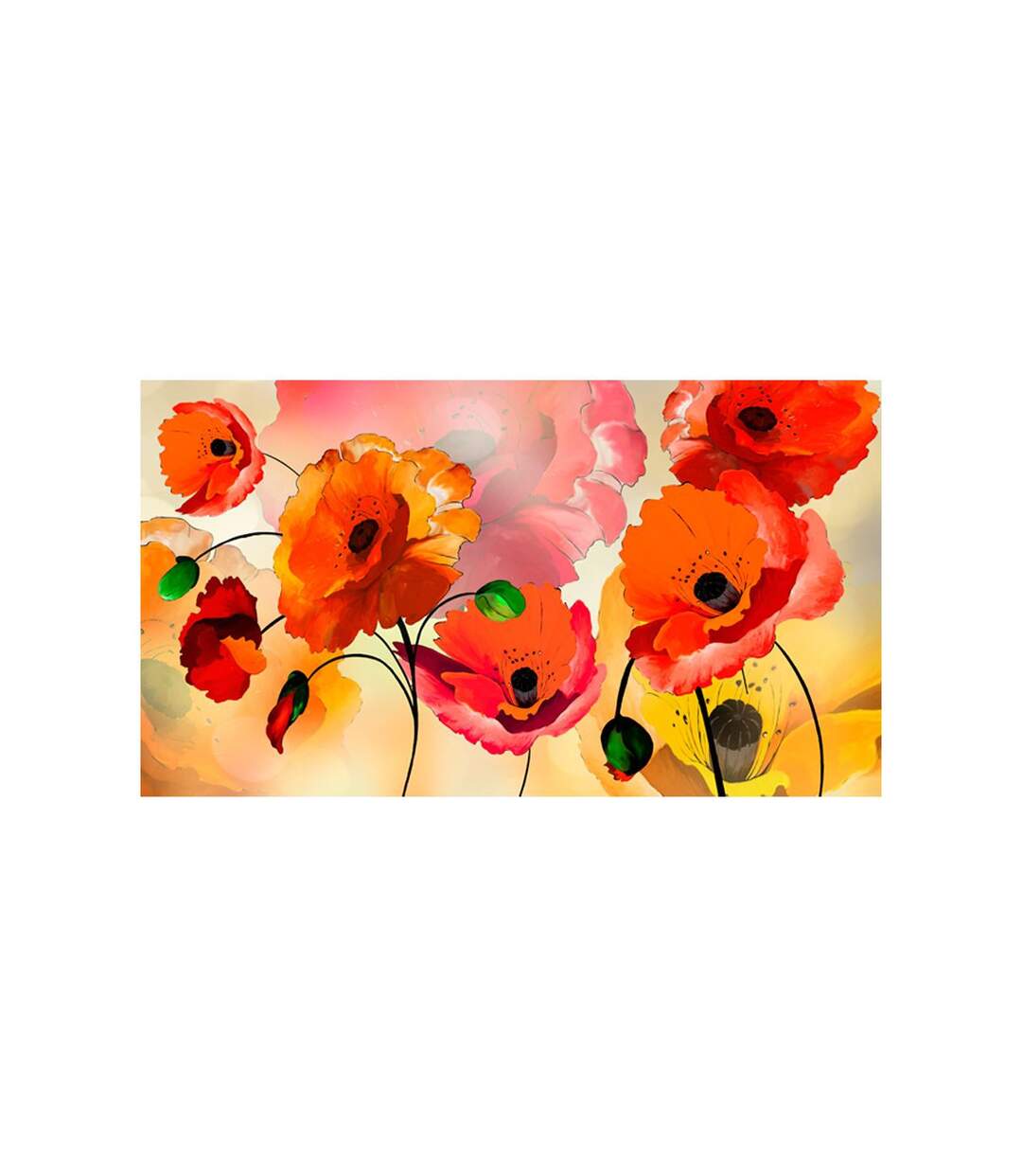 Papier Peint XXL Velvet Poppies 280x500cm-2