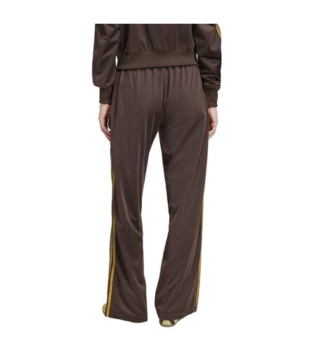 Pantalon De Survêtement Motif/style 3 Rayures Firebird Femme Marron Foncé Marron Clair Adidas