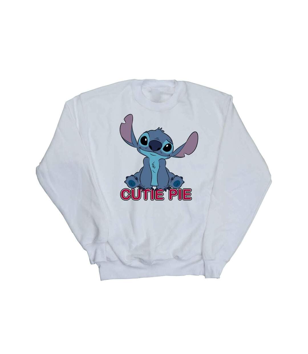 Disney - Sweat LILO AND STITCH STITCH CUTIE PIE - Femme (Blanc) - UTBI22493-1