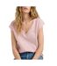 T-Shirt rose pastel femme pepe jeans cloe-1