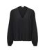 Blouse noire femme jdy train neck-1
