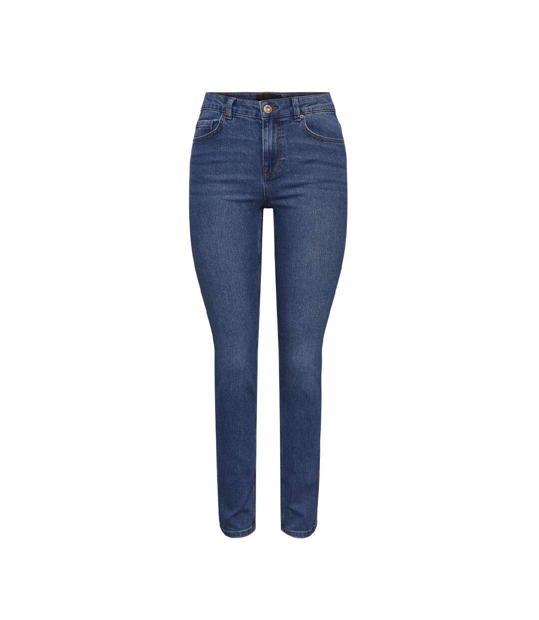 Jean Slim Bleu Femme Pieces Nunna - W30-L30-1