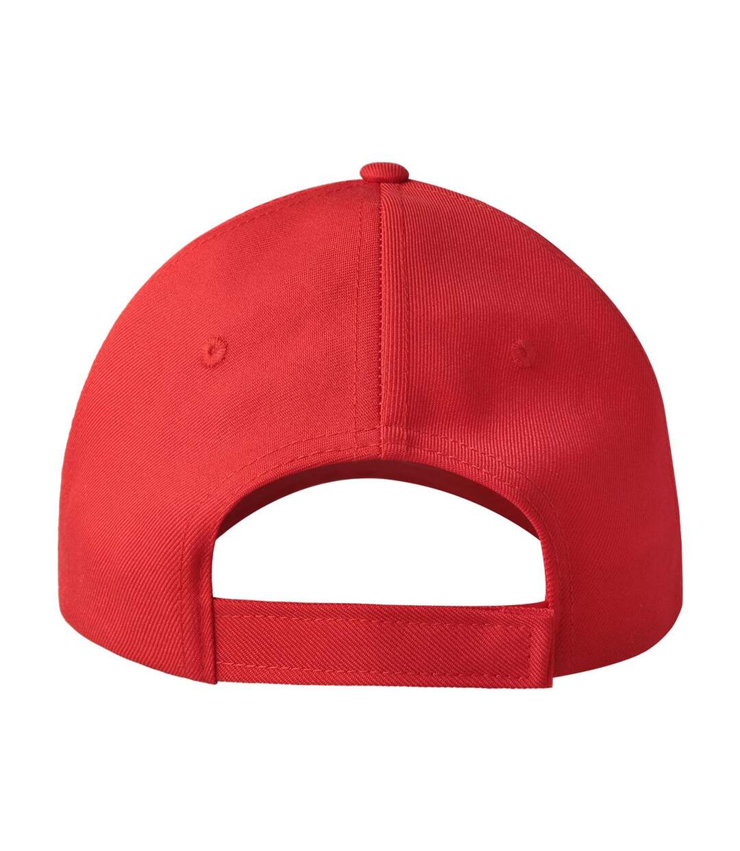 Childrens/kids Recy Five 5 Panel Recycled Baseball Cap Red Atlantis-2