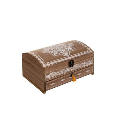 Boîte à Couture Déco Idylle Folk 25cm Naturel