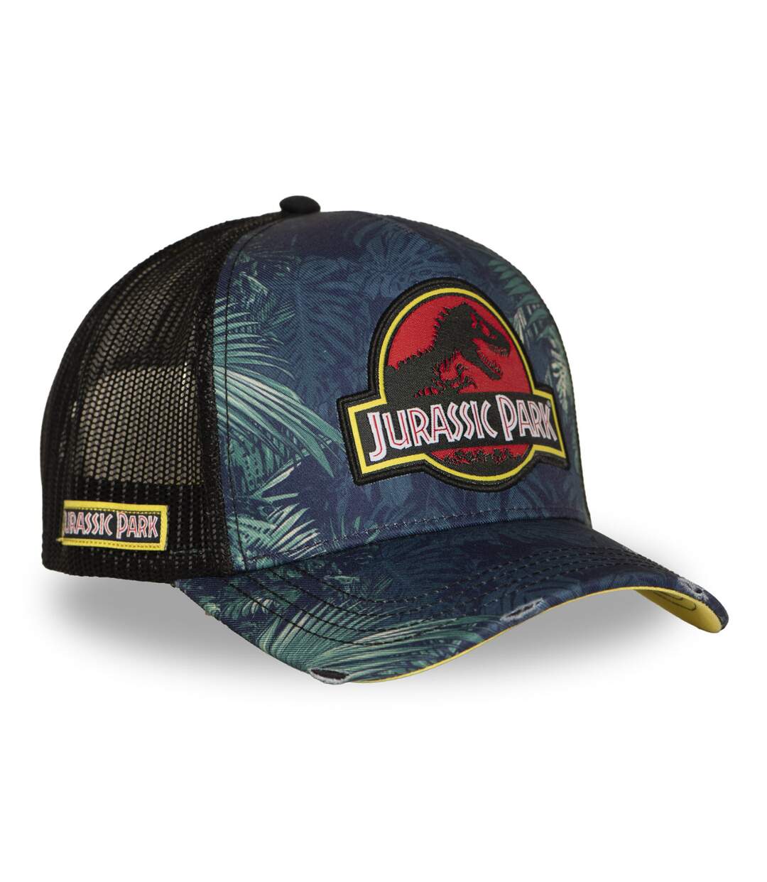 Casquette trucker avec filet et patch Jurassic Park Capslab-3