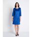 Robe ample courte en tissu suédé uni-1