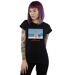 Disney T-shirt en coton Lilo And Stitch Surf Beach - Femmes/Ladies (Noir) - UTBI15497-2