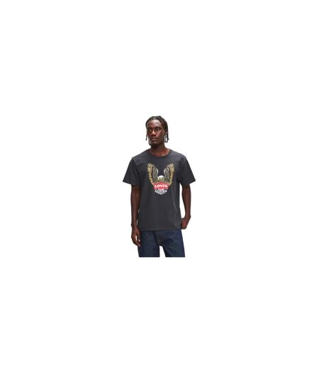 T-shirt Motif/style Universitaire Homme Gris Levis