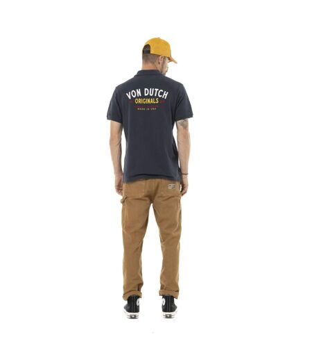 Polo homme manches courtes piqué logo devant et dos Diego Vondutch