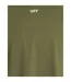 T-shirt Off Stamp Homme Blanc Vert Mousse Off White-3