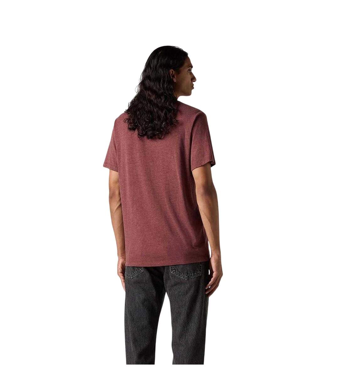 Mens Classic Graphic T-shirt Red Levis-2