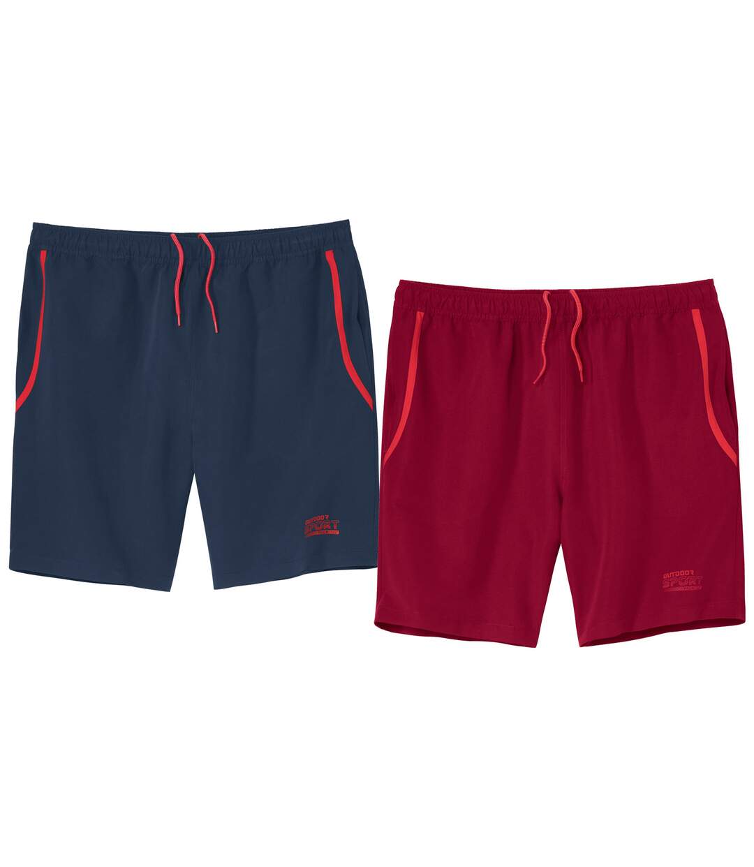 Lot de 2 shorts Microfibre Sport 