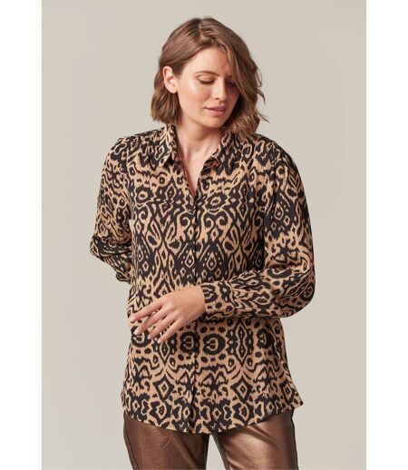 Chemise femme en viscose à motifs ethniques PAULA