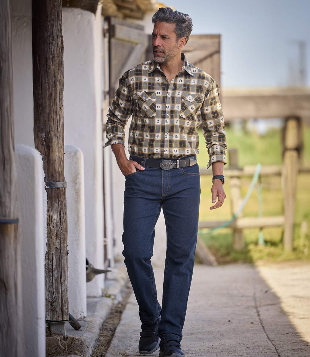 Westernová košile z popelínu-3