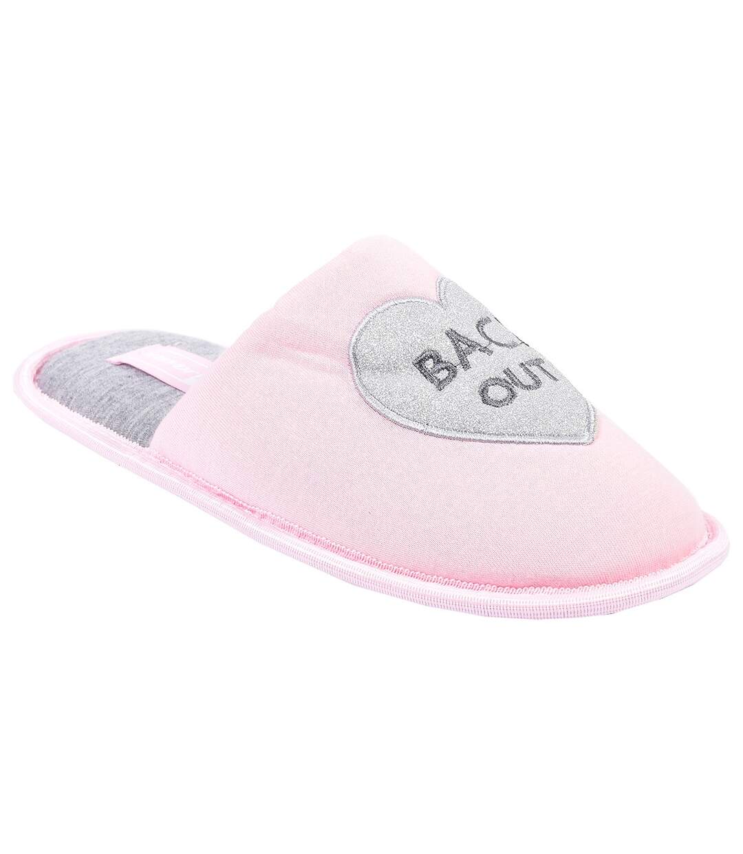 PANTOUFLE Femme Chausson Fantaisie MD6049 ROSE