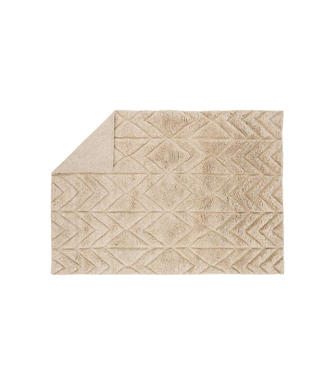 Tapis Déco en Laine Zoe 200x300cm Beige-2