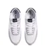 Womens/ladies Logo Low Cut Trainers White Navy CLAE-2
