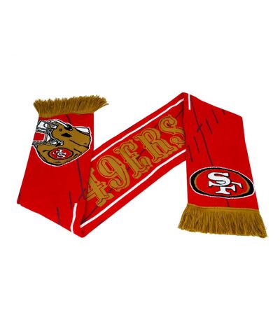 San Francisco 49ers Jacquard Scarf (Red/Gold/White) (One Size) - UTTA11875
