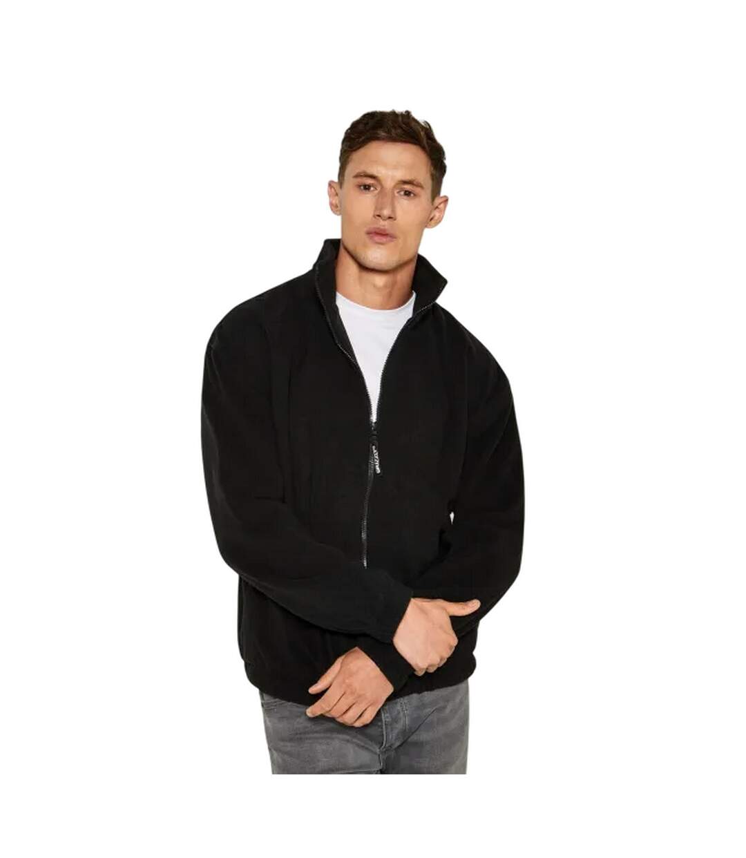 Polaire Homme Noir GRIZZLY-1